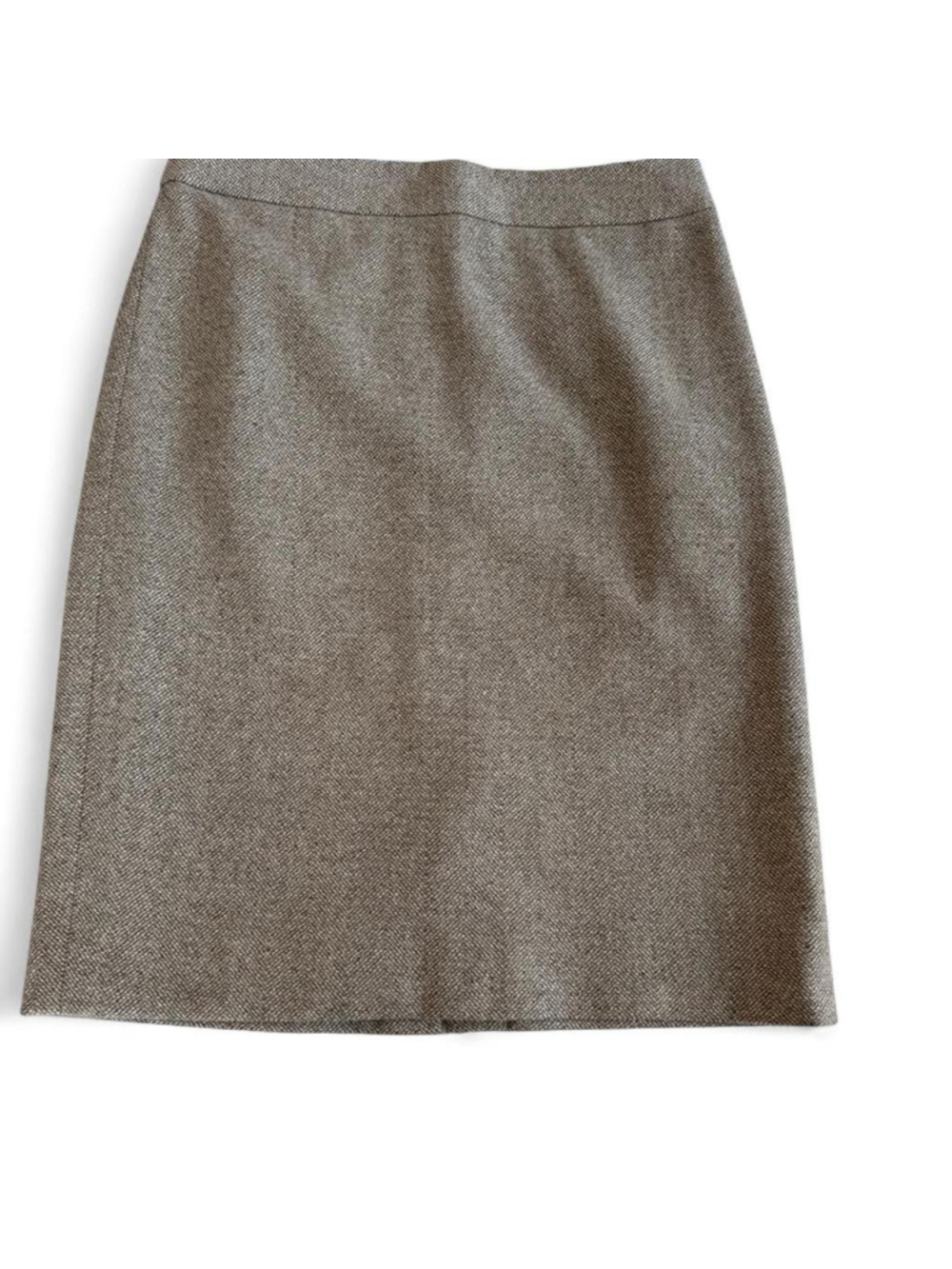 Ann Taylor brown herringbone skirt Size 8 #preppy #herringbone #skirt